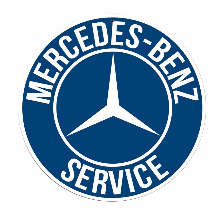 Mercedes Benz Service Sign
