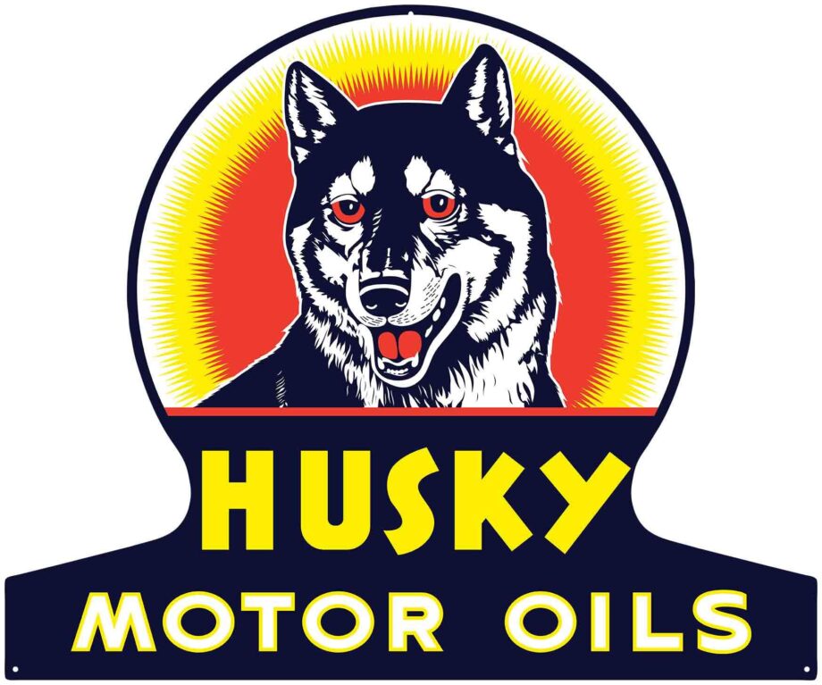 Husky Motor Oils Sign