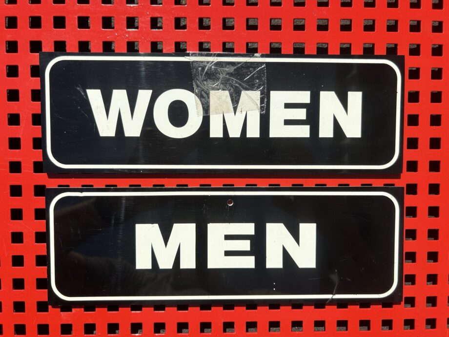 Bathroom Signs Both Men & Women