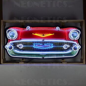 Chevrolet Bel Air Grill Neon Sign