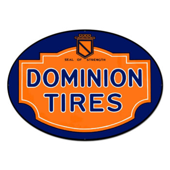 Dominion Tires Sign Garage Art
