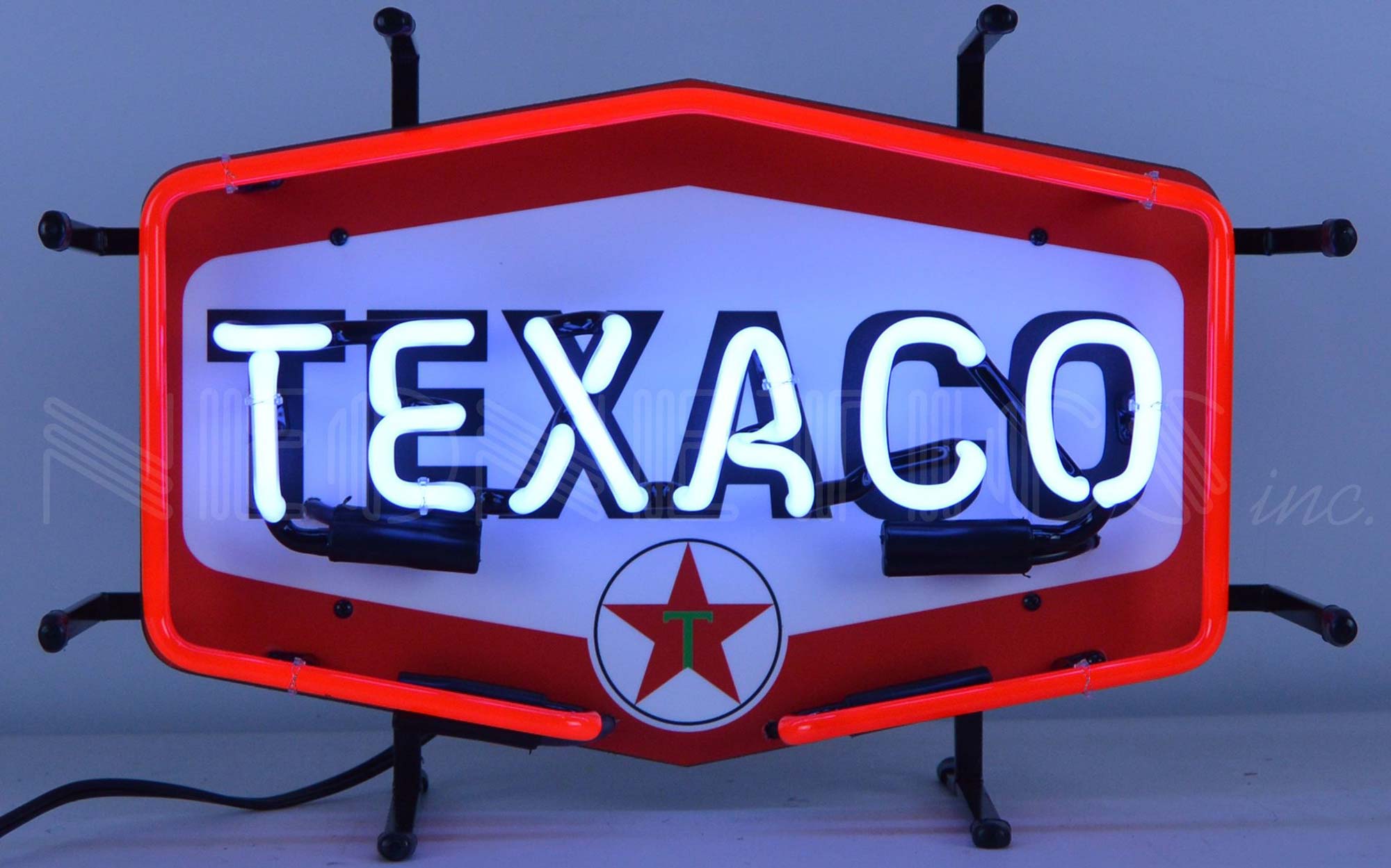 A Neon Sign from the Gas & Oil brand Texaco; Marketing Signs- A Timeless Emblem Of American Automotive History Texaco Neon Sign