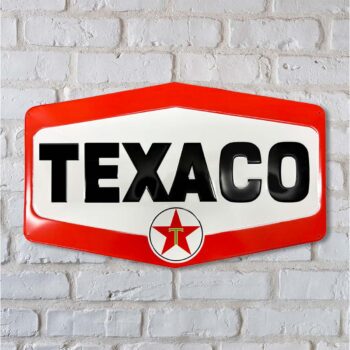 Texaco Hexagon Sign 24"