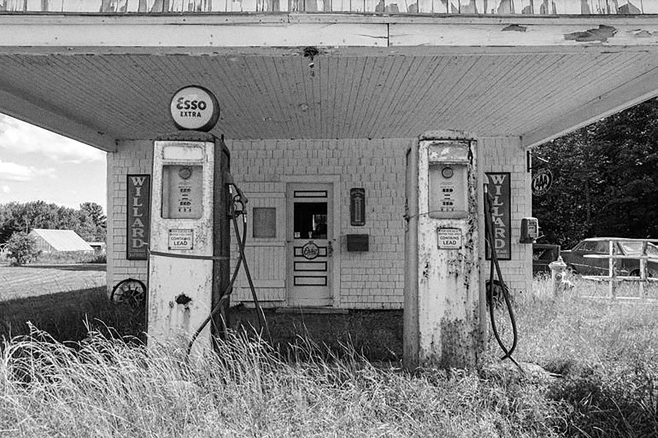 Icon of Americana an Esso Gas Station