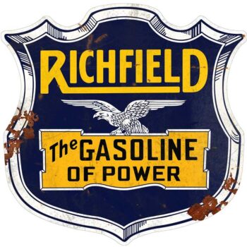 Richfield Hi Octane Sign Richfield Gasoline Shield