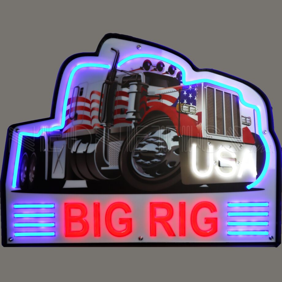 Big Rig Truck Flex-Neon LED Sign