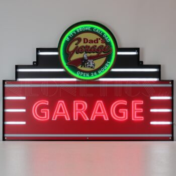 Dad's Garage Art Deco Marquee LED Flex-Neon Sign