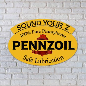 Pennzoil Sound Your Z Oil Sign